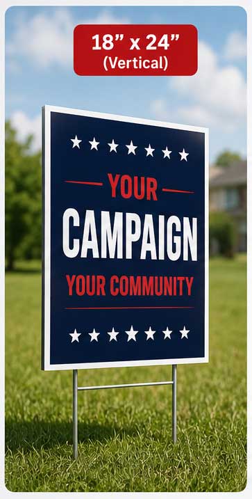 18"x24" Tall Yard Signs