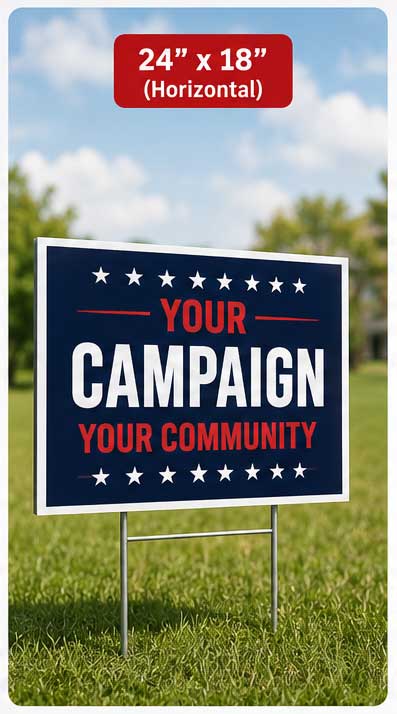 24"x18" Yard Signs