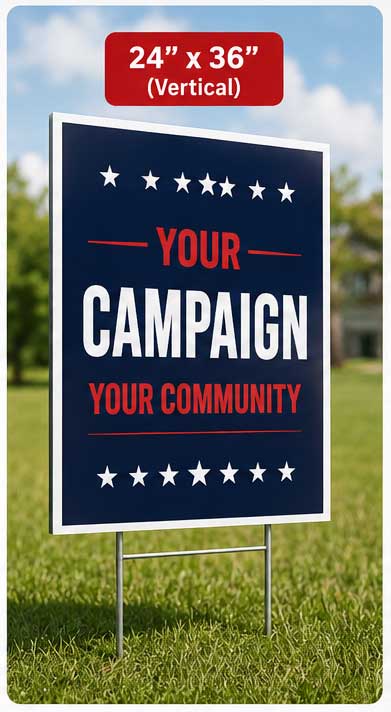 24" x 36" Jumbo Yard Signs