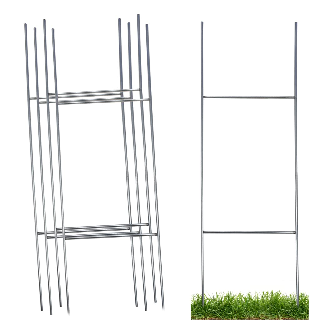 Yard Sign Metal H Stakes - 10"x30"